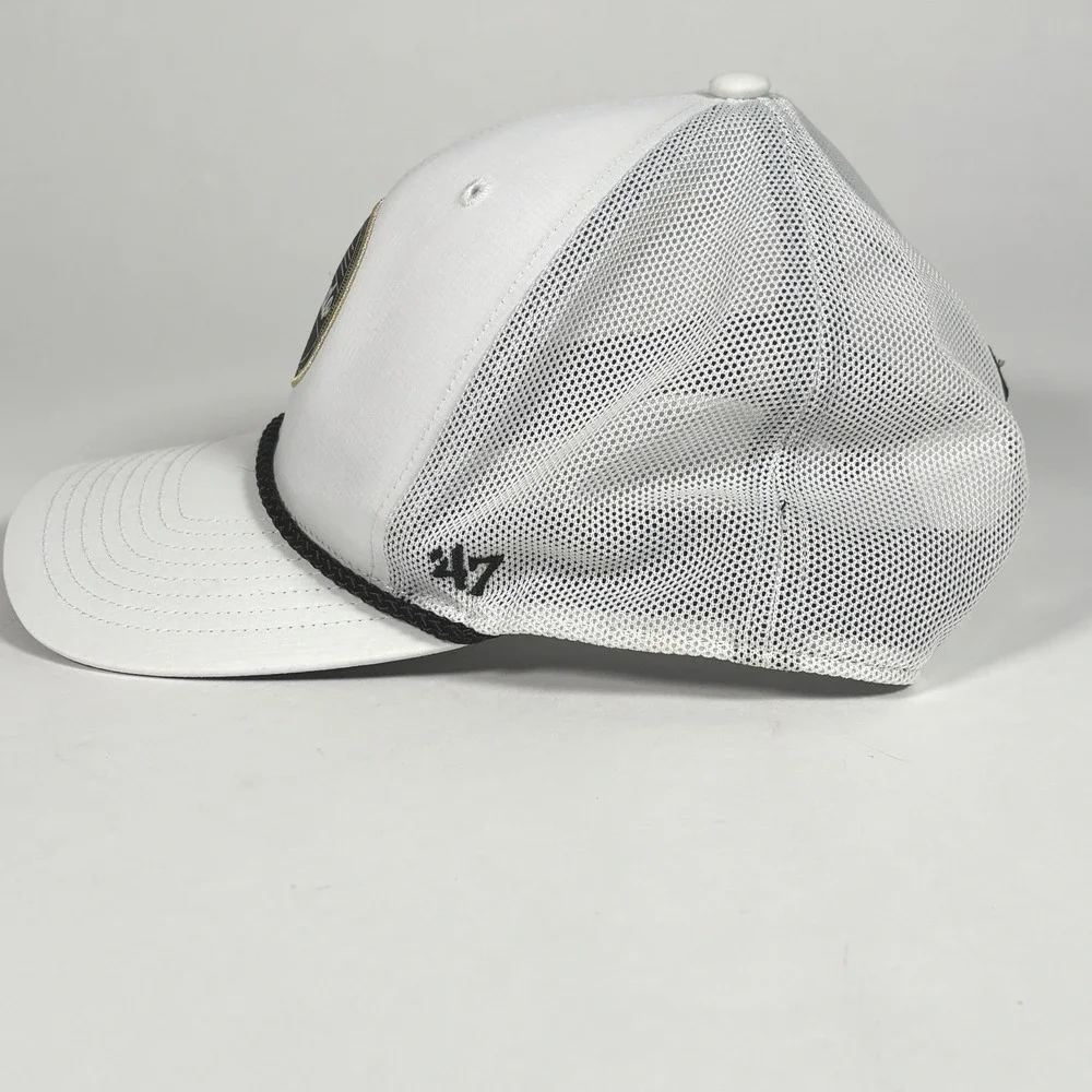 47 Brand Colorado Buffaloes Trucker Hat White Snapback Rope Cap CU Buffs NCAA